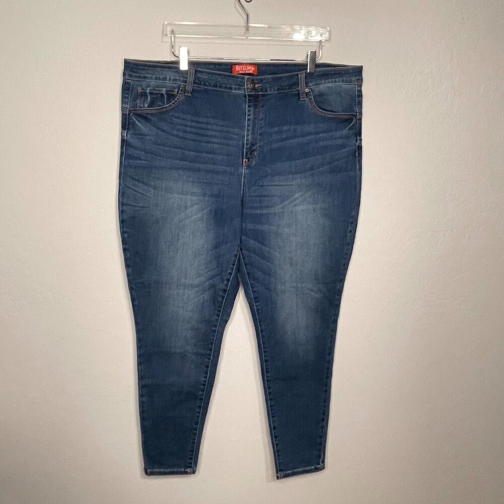 Wax Jean Butt, I Love You Medium Wash Skinny Jean Size 24 #29